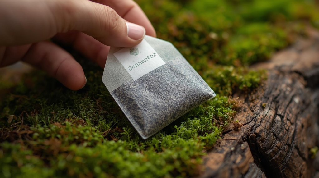 Sonnentor Teebeutel nachhaltig verpackt